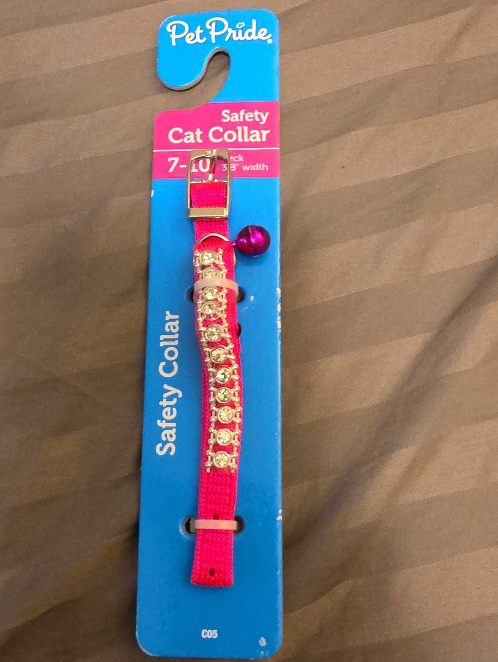 Pink Safety Cat Collar with Bell